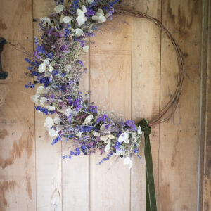 "Half Moon" Everlasting Wreath