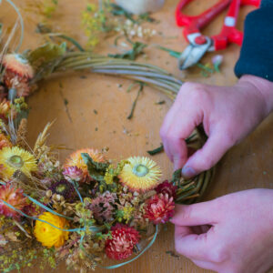 Dried Flowers Workshop: Wreath Making