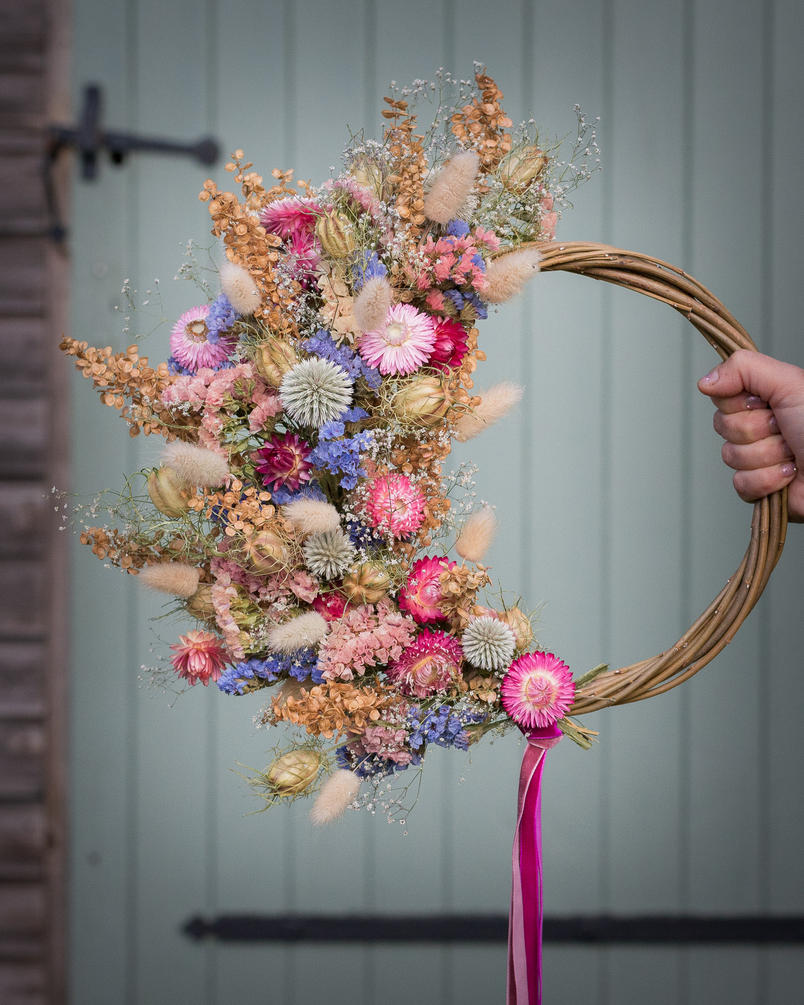 "Half Moon" Everlasting Wreath - Image 2