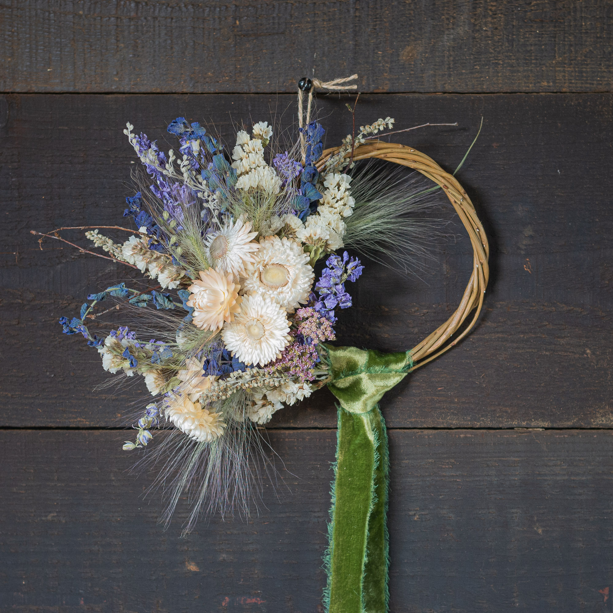 Mini Wreath - Blues & Purples