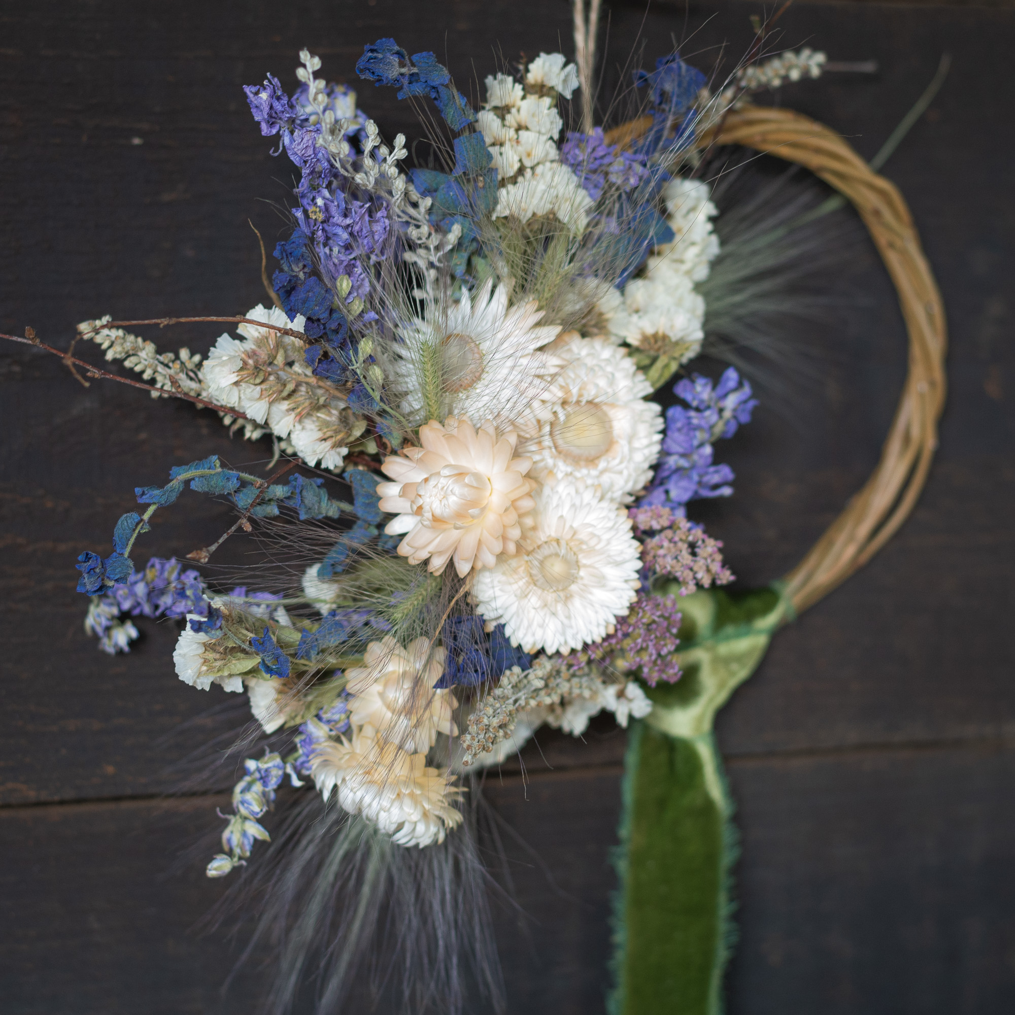 Mini Wreath - Blues & Purples - Image 2