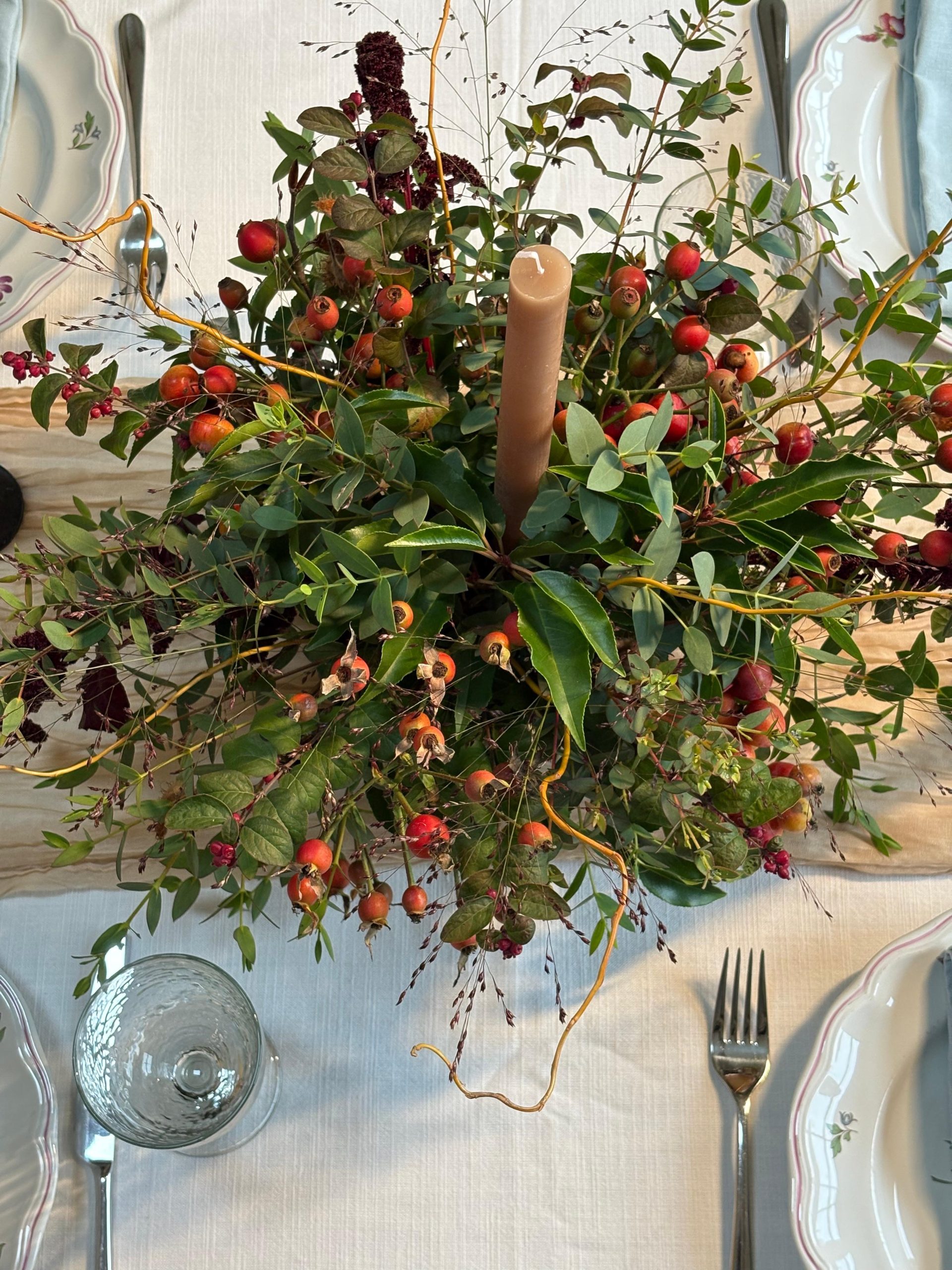 Festive Table Centrepiece Course