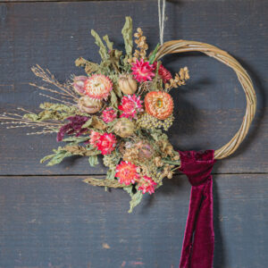 Mini Wreath - Orange & Red